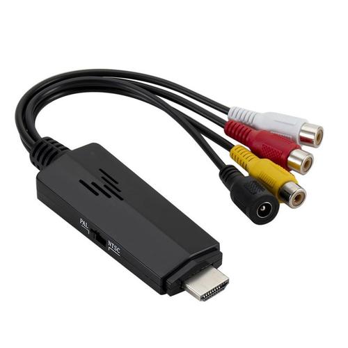 HD转CVBS高清转接线（HD to 3RCA AV Adapter）1080P 完全指南